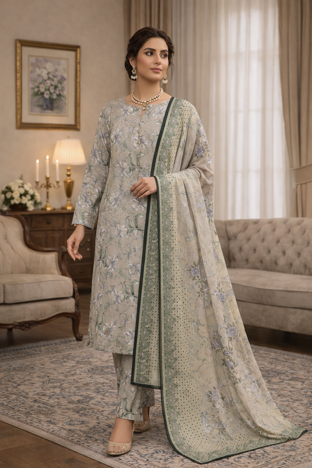3PC SWISS LAWN ( VOL 15 )
