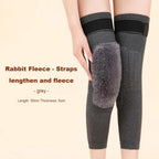 Knee Warmer - Woolen Blend Thermal Leg Warmers - 1 Pair Knee Pad - Unisex Elastic Knee Pads For Men & Women