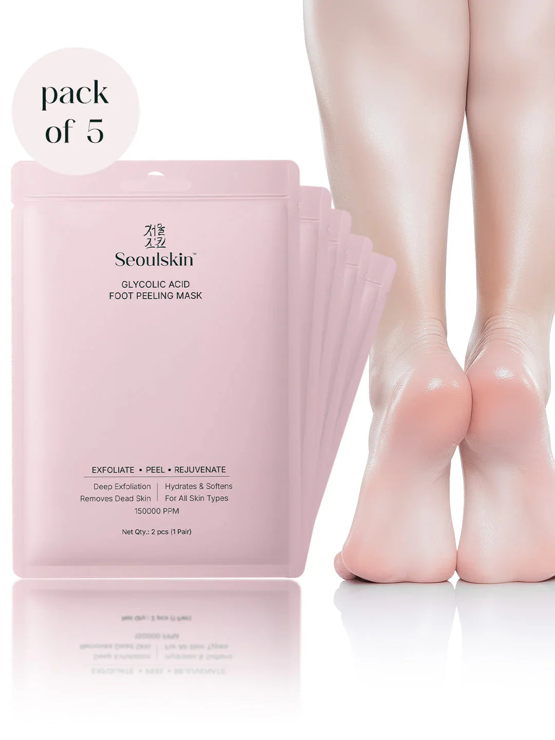 GLYCOLIC AND NIACINAMIDE FOOT PEELING MASK